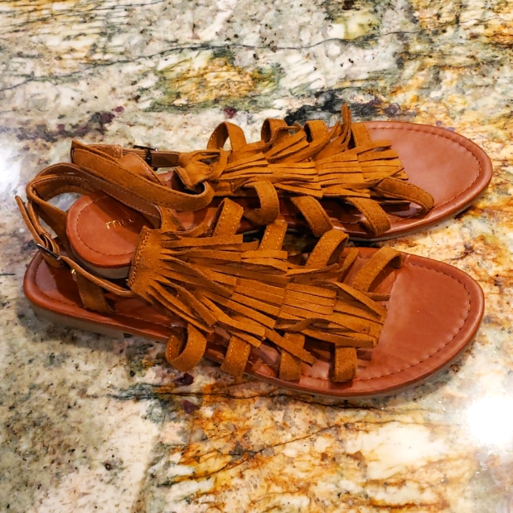Sandals new, never worn size 11.